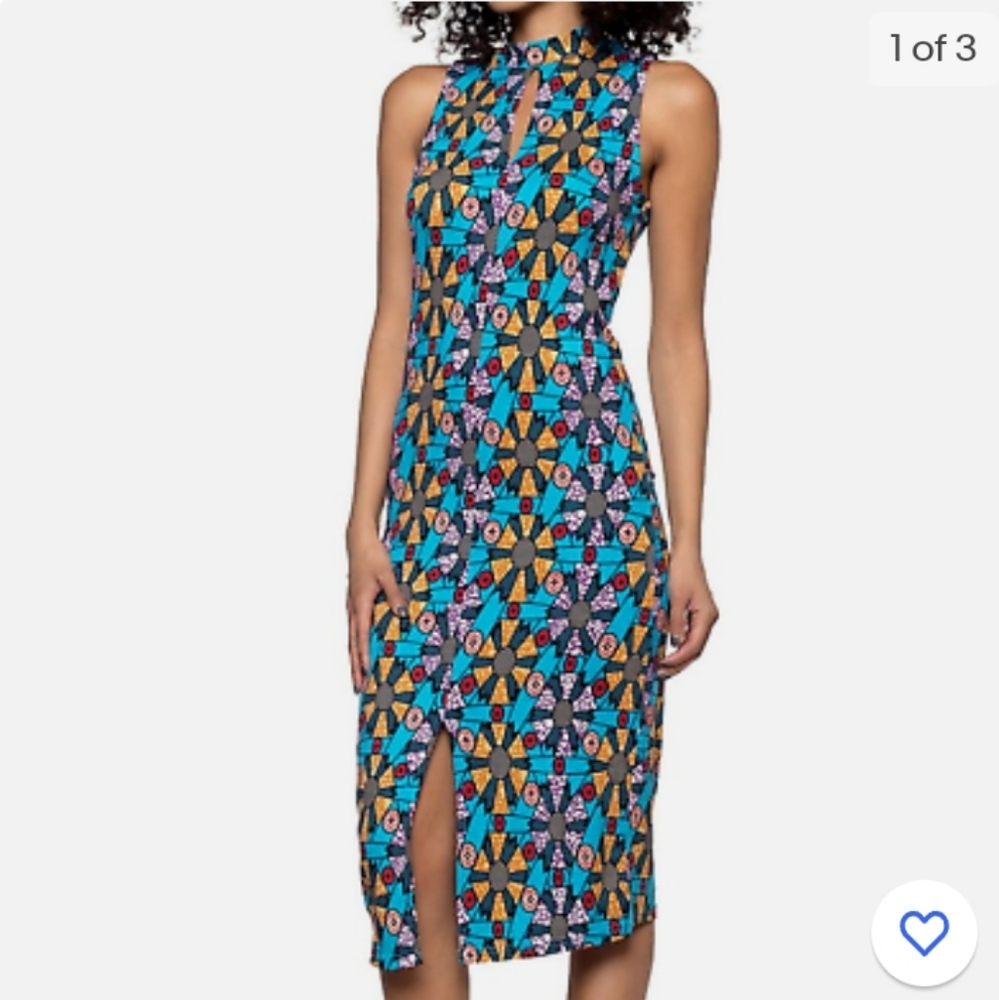 Capella tribal bodycon dress HP Blooming Picks 5/1/26